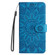 Embossed Sunflower Leather Phone Case for Google Pixel 7a - Blue