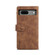 ESEBLE Retro Frosted RFID Flip Leather Phone Case for Google Pixel 7a - Brown