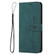 Skin Feel Heart Pattern Leather Phone Case for Google Pixel 7a - Green