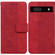 Geometric Embossed Flip Leather Phone Case for Google Pixel 7a - Red