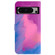 Watercolor Pattern Flip Leather Phone Case for Google Pixel 8 Pro - Purple Red