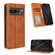 Magnetic Buckle Retro Texture Leather Phone Case for Google Pixel 8 Pro - Brown