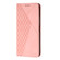 Diamond Pattern Skin Feel Magnetic Leather Phone Case for Google Pixel 8 Pro - Rose Gold