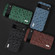 ABEEL Genuine Leather Ostrich Texture Phone Case for Google Pixel 8 Pro - Blue