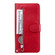 Fashion Calf Texture Zipper Leather Phone Case for Google Pixel 8 Pro - Red