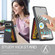 Fierre Shann Crazy Horse Card Holder Back Cover PU Phone Case for Google Pixel 8 Pro - Black