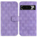 Double 8-shaped Embossed Leather Phone Case for Google Pixel 8 Pro - Purple