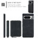 JEEHOOD Magnetic Zipper Wallet Phone Leather Case for Google Pixel 8 Pro - Black