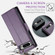 CaseMe 023 Butterfly Buckle Litchi Texture RFID Anti-theft Leather Phone Case for Google Pixel 8 Pro - Pearly Purple