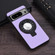 Litchi Texture MagSafe Magnetic Ring Phone Case for Google Pixel 8 Pro - Purple