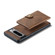JEEHOOD Retro Magnetic Detachable Wallet Phone Case for Google Pixel 8 Pro - Brown