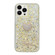 Starry Sequin Diamond Heart Epoxy TPU Phone Casefor iPhone 13 Pro Max - Yellow