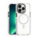 Dual-color MagSafe TPU Hybrid Clear PC Shockproof Phone Casefor iPhone 13 Pro Max - White