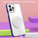 Color Frame 2 in 1 Hollow Cooling Phone Casefor iPhone 13 Pro Max - White