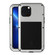 LOVE MEI Metal Shockproof Life Waterproof Dustproof Protective Phone Case for iPhone 13 Pro Max - Silver