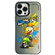 Double Layer Color Silver Series Animal Oil Painting Phone Casefor iPhone 13 Pro Max - Duck Rush