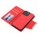 Ultra-thin Separable Magnetic Horizontal Flip Leather Case with Card Slot & Wallet for iPhone 13 Pro Max - Red