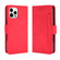 Skin Feel Calf Pattern Horizontal Flip Leather Case with Holder & Card Slots & Photo Frame for iPhone 13 Pro Max - Red