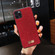 SULADA Shockproof TPU + Handmade Leather Case for iPhone 13 Pro Max - Red