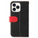 Business Stitching-Color Horizontal Flip PU Leather Case with Holder & Card Slots & Photo Frame for iPhone 13 Pro Max - Red