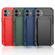 Shockproof Heavy Duty Armor Protective Case with Slide Multi-Card Slot for iPhone 13 Pro Max - Red