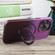 Gradient MagSafe Holder Liquid TPU Hybrid PC Phone Casefor iPhone 13 Pro Max - Purple Wine Red