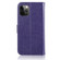 Wind Chime Owl Embossing Pattern Horizontal Flip Leather Case with Holder & Card Slots & Wallet for iPhone 13 Pro Max - Purple