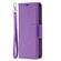 Litchi Texture Pure Color Horizontal Flip Leather Case with Holder & Card Slots & Wallet & Lanyard for iPhone 13 Pro Max - Purplez