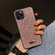 SULADA Shockproof TPU + Handmade Leather Case for iPhone 13 Pro Max - Purple