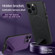 SULADA Folding Holder Lambskin Texture MagSafe Phone Casefor iPhone 13 Pro Max - Purple