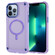 Skin Feel TPU + PC MagSafe Magnetic Phone Casefor iPhone 13 Pro Max - Transparent Purple