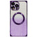 Square Gradient Magsafe Electroplating TPU Phone Casefor iPhone 13 Pro Max - Purple