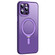 Skin Feel MagSafe Shockproof Phone Case with Holderfor iPhone 13 Pro Max - Purple