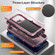 Life Waterproof Rugged Phone Casefor iPhone 13 Pro Max - Purple + Pink