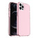 Shockproof Terminator Style Transparent Protective Case for iPhone 13 Pro Max - Pink