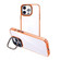 Invisible Camera Holder Transparent Phone Casefor iPhone 13 Pro Max - Orange