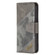 Matching Color Crocodile Texture Horizontal Flip PU Leather Case with Wallet & Holder & Card Slotsfor iPhone 13 Pro Max - Grey