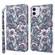 3D Painting Pattern Horizontal Flip TPU + PU Leather Case with Holder & Card Slots & Wallet for iPhone 13 Pro Max - Swirl Pattern