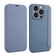 Imitate Liquid Skin Feel Leather Phone Case with Card Slotsfor iPhone 13 Pro Max - Grey