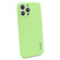 Hat-Prince ENKAY Liquid Silicone Shockproof Protective Case Drop Protection Cover + Full Coverage Tempered Glass Protector Film for iPhone 13 Pro Max - Light Green