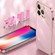 XINLI Straight 6D Plating Gold Edge TPU Shockproof Casefor iPhone 13 Pro Max - White
