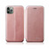 Integrated Voltage Retro Texture Magnetic TPU+PU Leather Case with Card Slot & Holderfor iPhone 13 Pro Max - Rose Gold