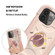 Shockproof Silicone + PC Protective Case with Dual-Ring Holder for iPhone 13 Pro Max - Rose Gold