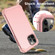 3 in 1 Shockproof PC + Silicone Protective Case For iPhone 12 Pro Maxfor iPhone 13 Pro Max - Rose Gold