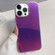 Electroplated Frame IMD Glitter Powder Phone Casefor iPhone 13 Pro Max - Purple