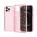 Shockproof Terminator Style Glitter Powder Protective Case for iPhone 13 Pro Max - Pink