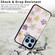 Printed Double Buckle RFID Anti-theft Phone Casefor iPhone 13 Pro Max - Blossoming Flowers