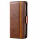 CaseNeo Business Splicing Dual Magnetic Buckle Horizontal Flip PU Leather Case with Holder & Card Slots & Wallet for iPhone 13 Pro Max - Brown