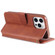 AZNS Calf Texture Horizontal Flip Leather Case with Holder & Card Slots & Wallet & Photo Frame for iPhone 13 Pro Max - Brown