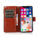 Multifunctional Crazy Horse Texture Horizontal Flip Leather Case with 9 Card Slot & Holder & Zipper Wallet & Lanyard for iPhone 13 Pro Max - Brown